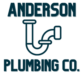 Anderson Plumbing Co blue bold logo